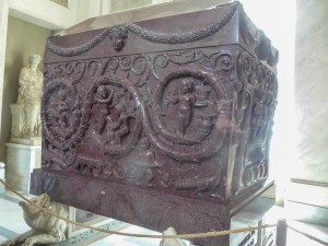 Sarcophagus of porphyry