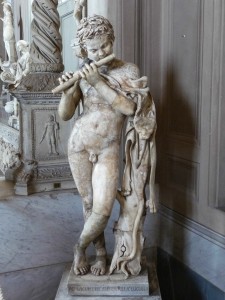 Young Satyr with flute